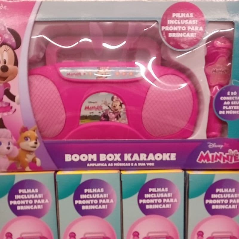 Radio karaoke Infantil Personagens, Brinquebo, Boombox