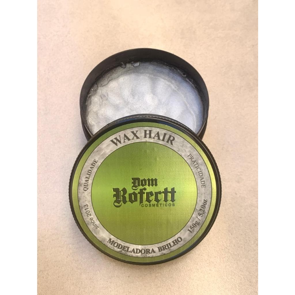 Pomada Modeladora Masculina Dom Rofectt Gel Modelador Efeito Molhado Brilho Cera Para Cabelo e Barba