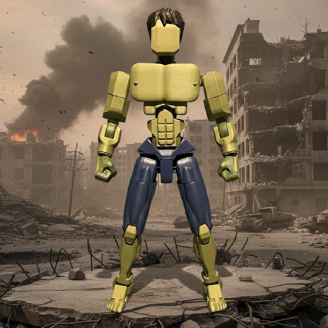 Dummy 13 Hulk - Articulado Boneco Decorativo