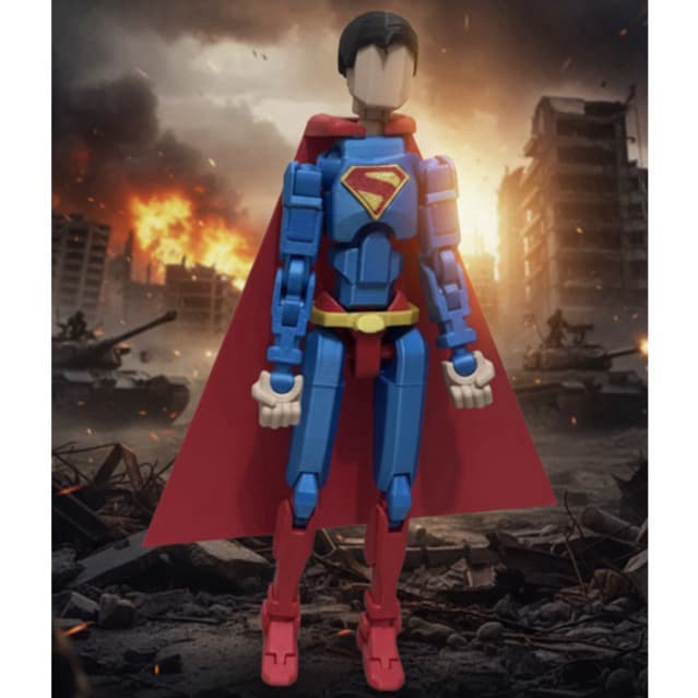 Dummy 13 Super Man - Articulado Boneco Decorativo Super heróis