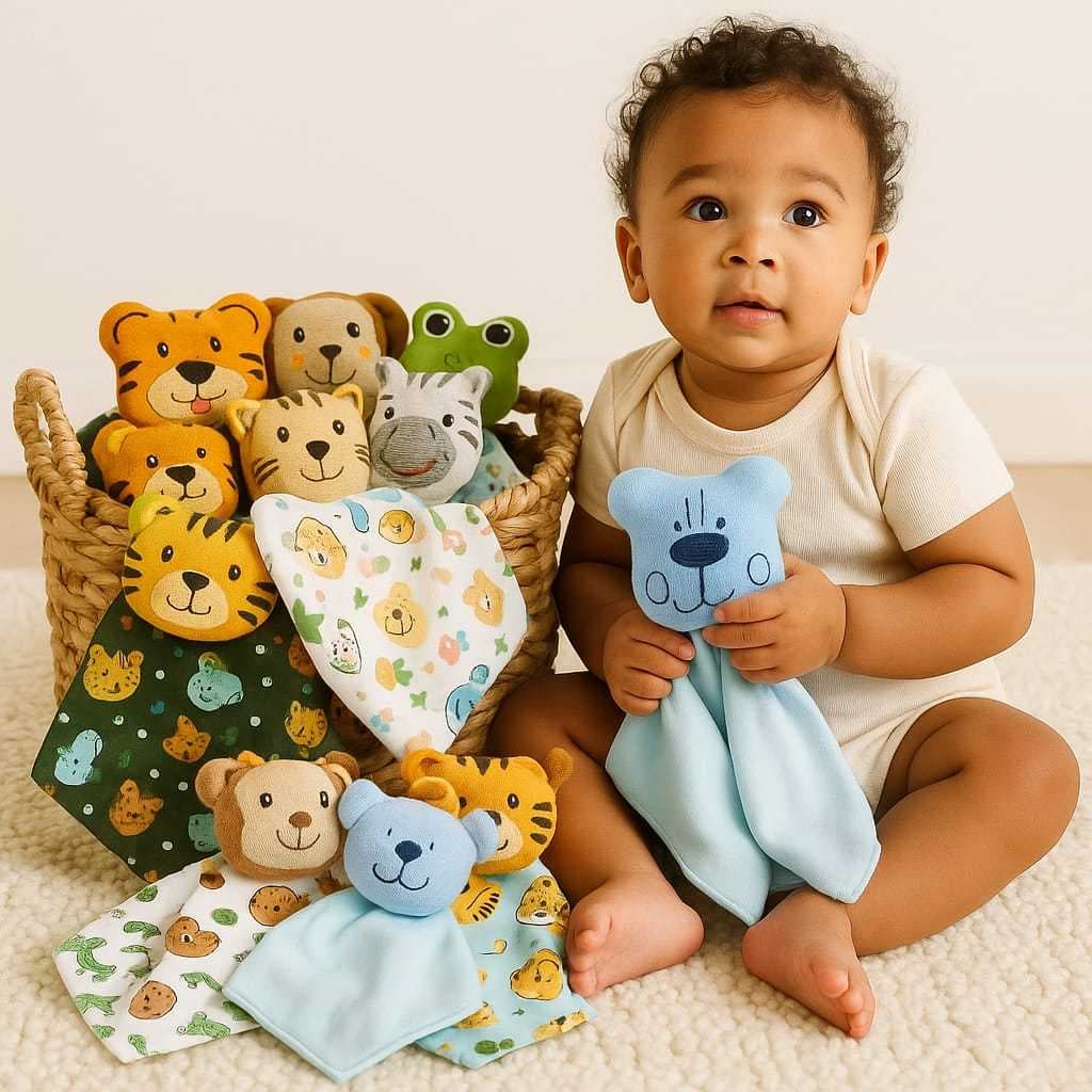 Naninha para bebê menino 100% Algodão Sortidas