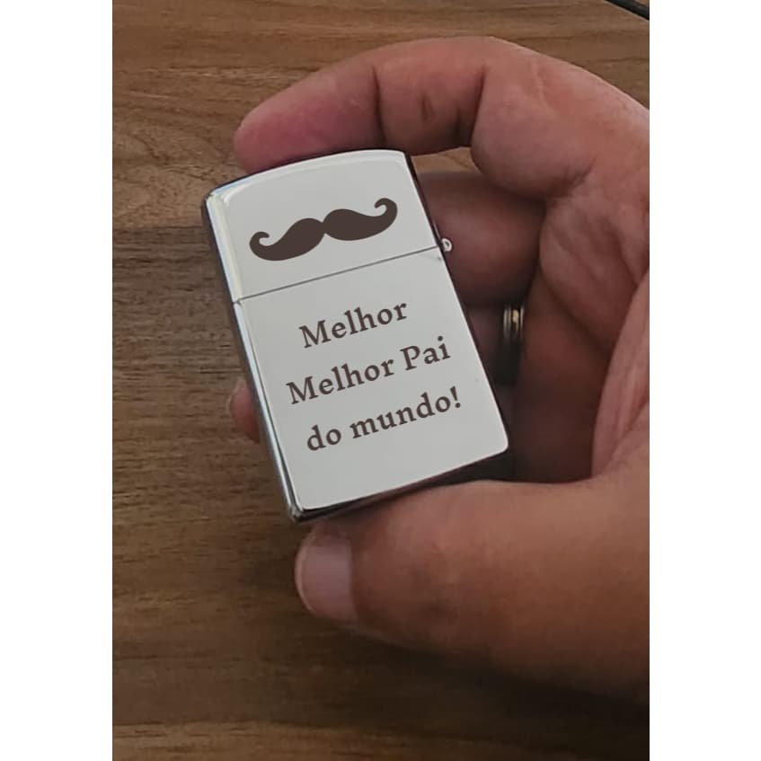 Isqueiro de Metal,  Pavio,  Recarregável. Estilo Zippo, presente,  NÃO ACOMPANHA O FLUÍDO
