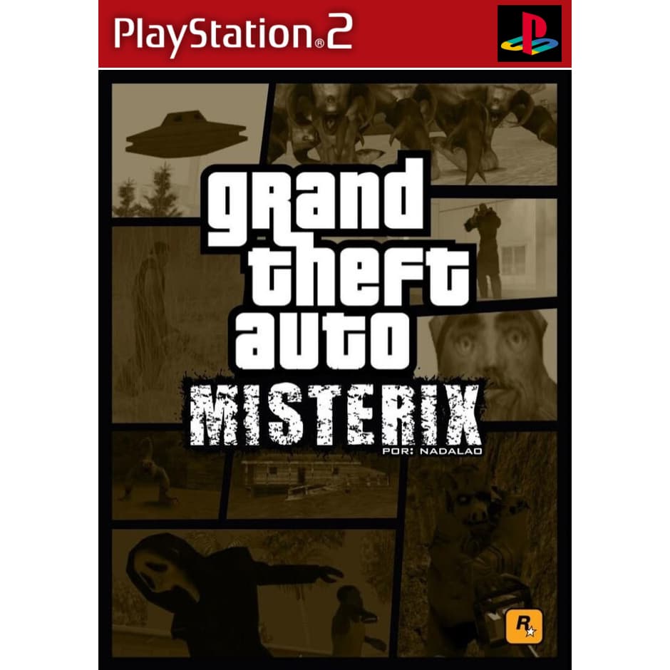 GTA San Andreas Misterix Mod PT-BR (Repro Game) - Playstation 2