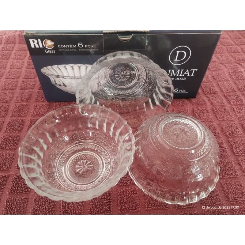 Conjunto de bowls de sobremesa,tijela de sobremesa