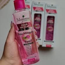 Agua Micelar Rosa Mosqueta 7 em 1 250ml maycrene