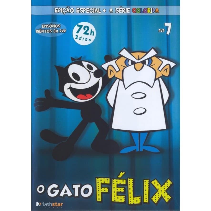 DVD O Gato Félix: Vol.7 - (Desenho Animado)