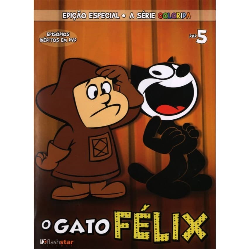 DVD O Gato Félix: Vol.5 - (Desenho Animado)