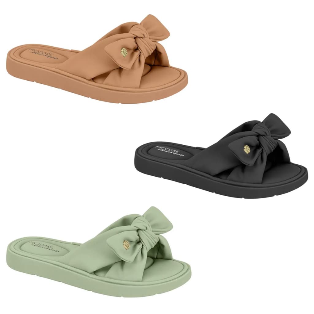Chinelo Feminino Casual Ortopédico Modare Ultraconforto 7208.101 Confortável Original