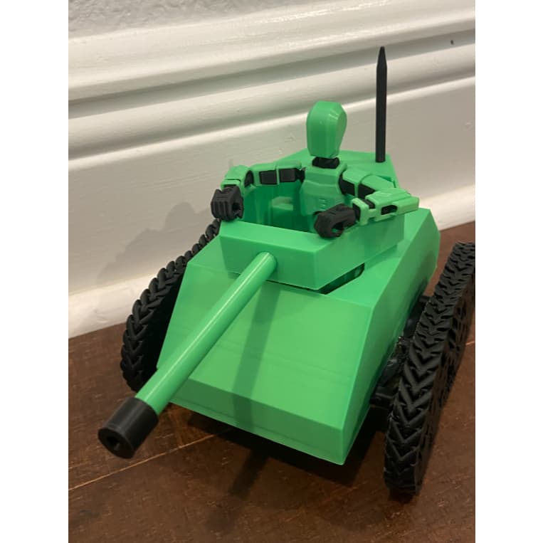 Muggora Tanque de Guerra Dummy 13 Veículos Brinquedo Decoração