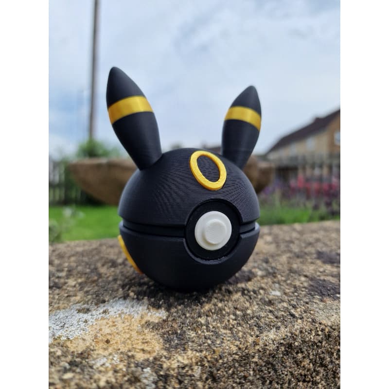 Pokébola Umbreon Pokémon 3D Decorativa  Presente Criativo, Detalhes Perfeitos e Exclusivos