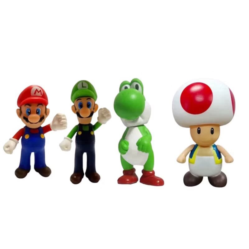 Kit 4  Mario Luigi Yoshi cogumelo
