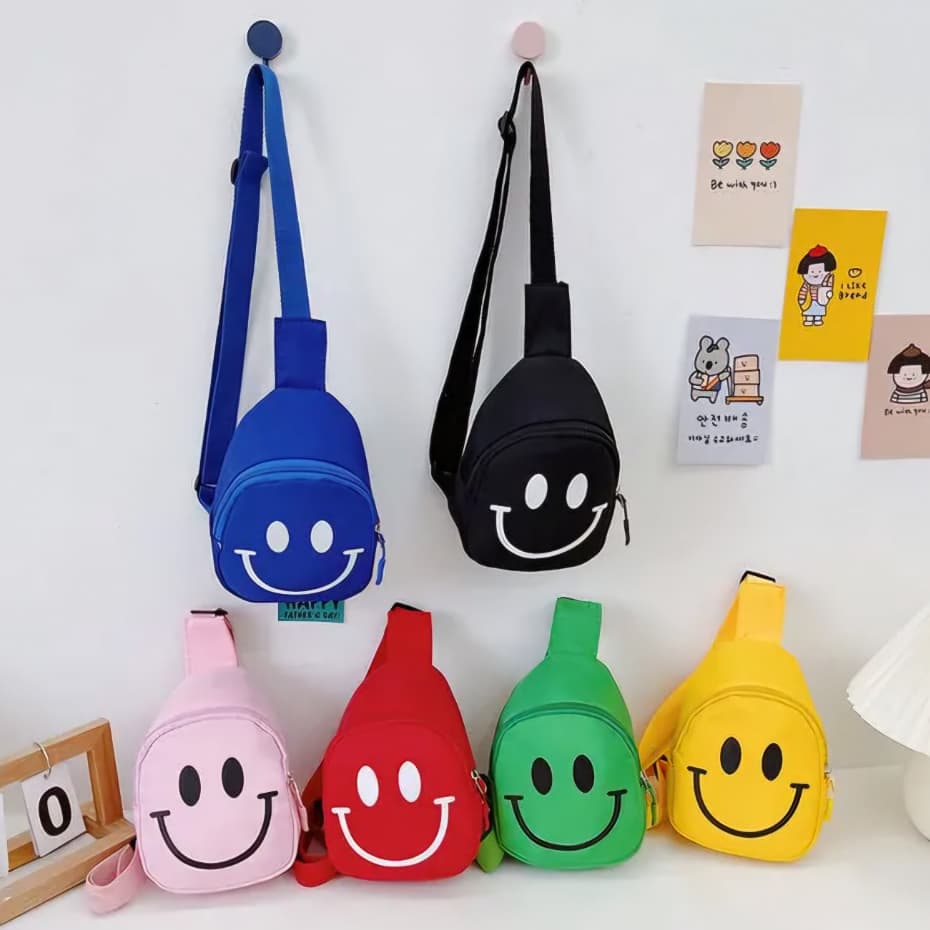 Bolsa Infantil Com Design Alegre E Compartimento Para Moedas Ideal Para Uso Na Escola E Passeios