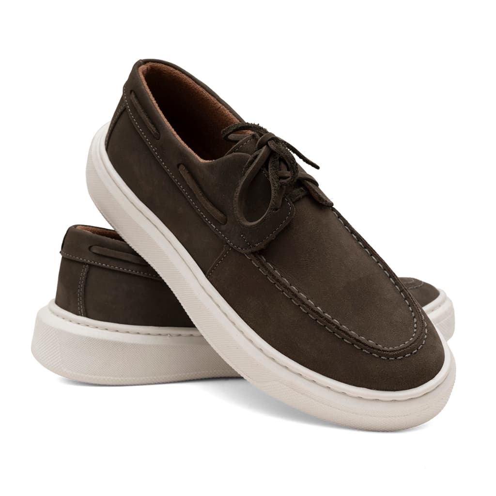 Mocassim Masculino Casual em Couro Legítimo
