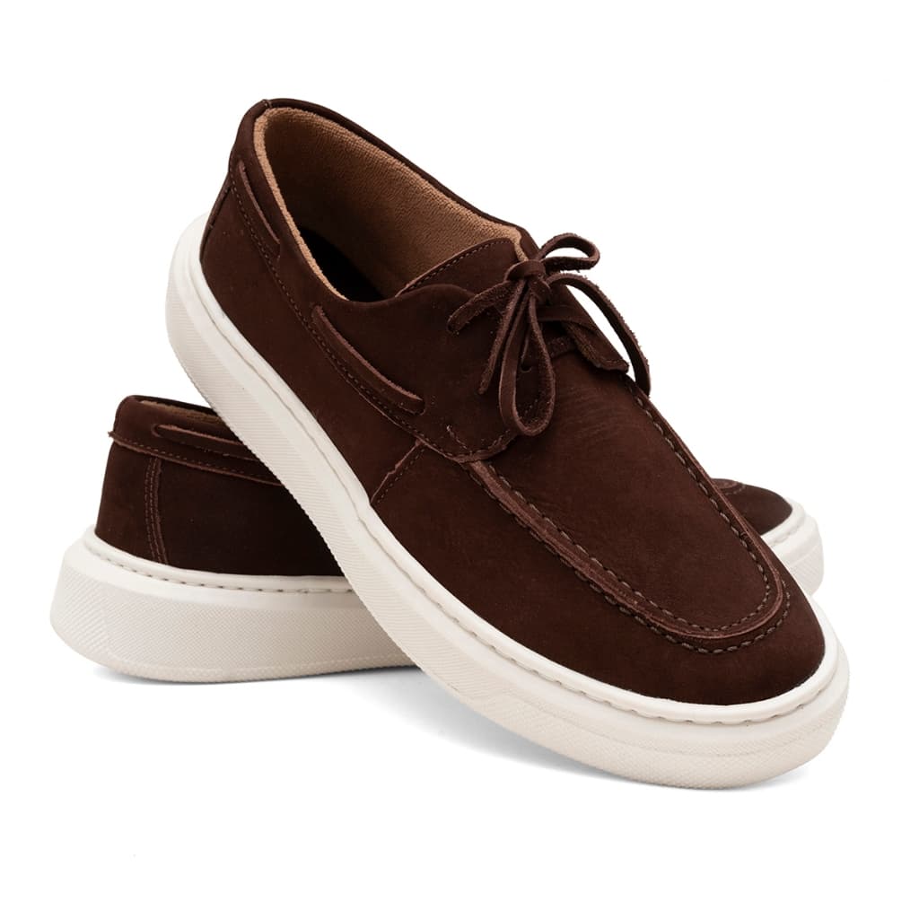 Sapato mocassim masculino couro legítimo casual