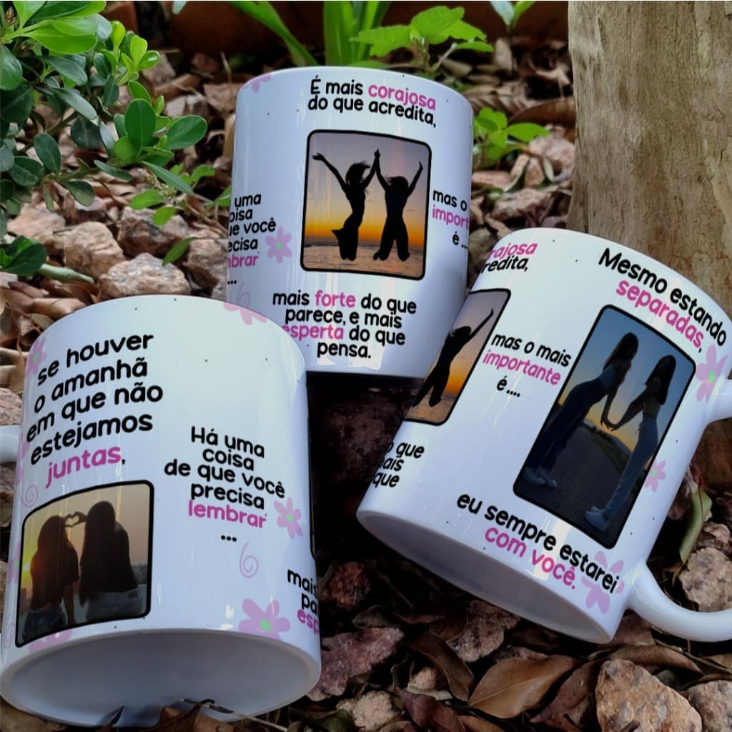 CANECA SE HOUVER O AMANHÃ COM SUAS FOTOS PERSONALIZADAS - AMIGA, IRMÃ, MÃE, FILHA