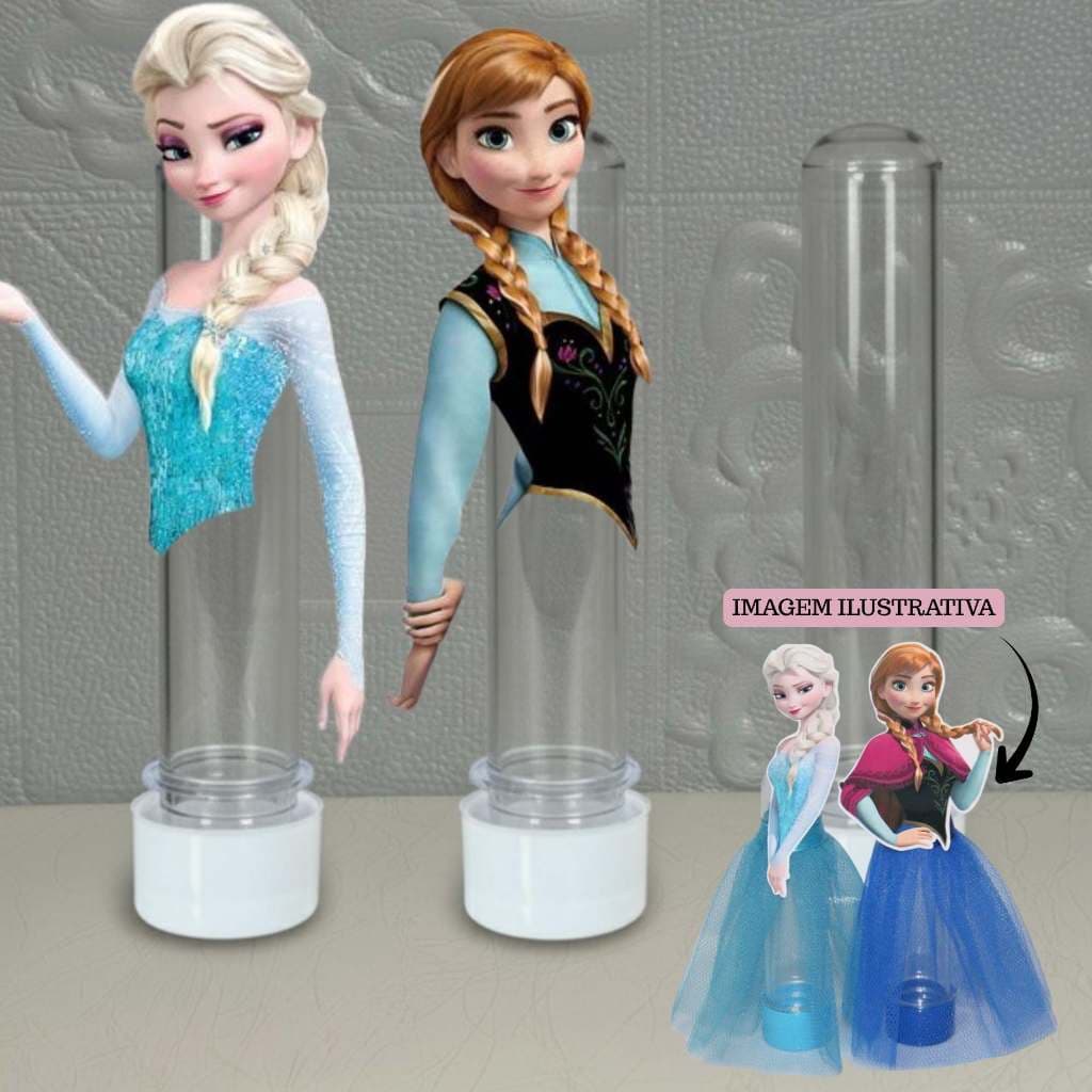 20 Apliques TAG frozem princesas para Tubetes