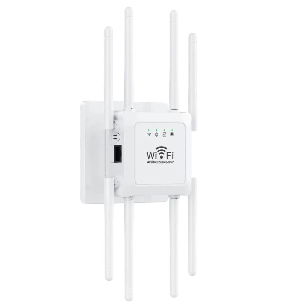 Repetidor Roteador Wi-Fi 8 Antenas 1200Mbps Amplificador de Sinal Forte Wireless KP-RW408/G Knup