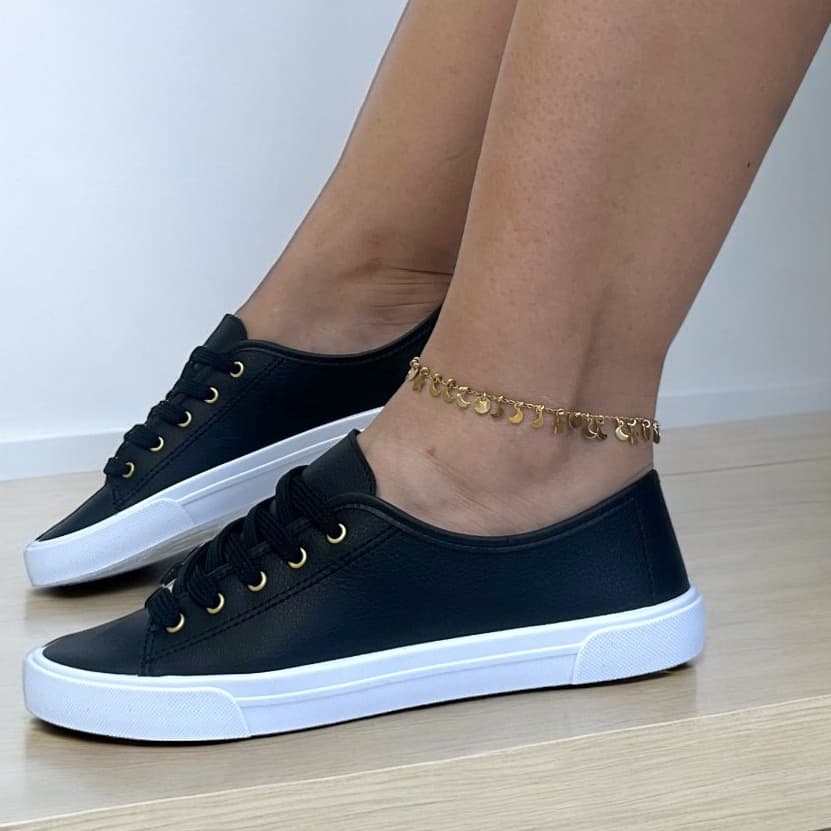 Tênis Moleca Feminino Casual Básico Leve e Confortável 5296