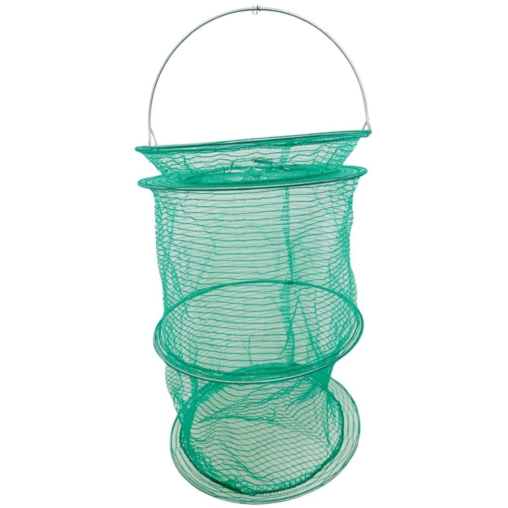 Samburá Covo Saco Nylon Para Peixe Com Tampa No 1 34x24cm Verde