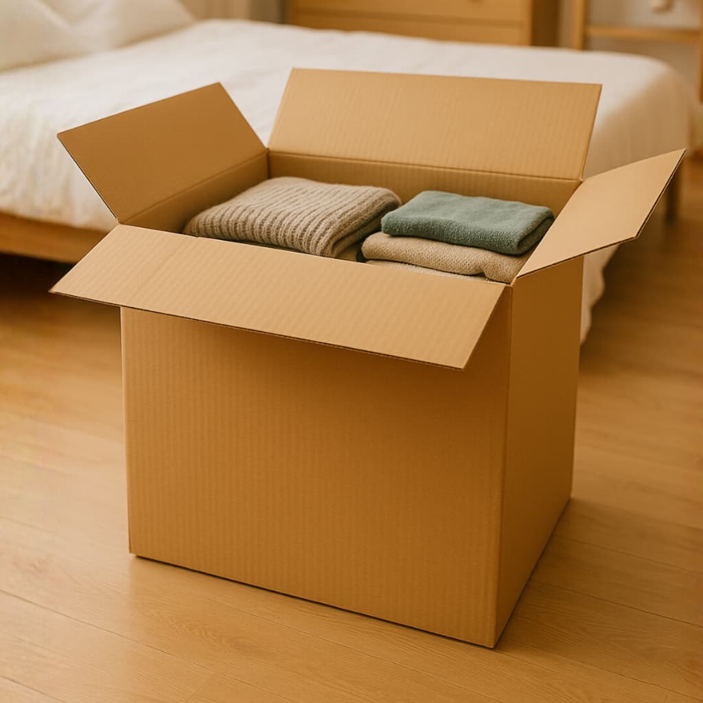 1 Caixa de Papelão 75x55x50cm Onda BC – Ideal para Mudanças, Envios e Armazenamento com Segurança