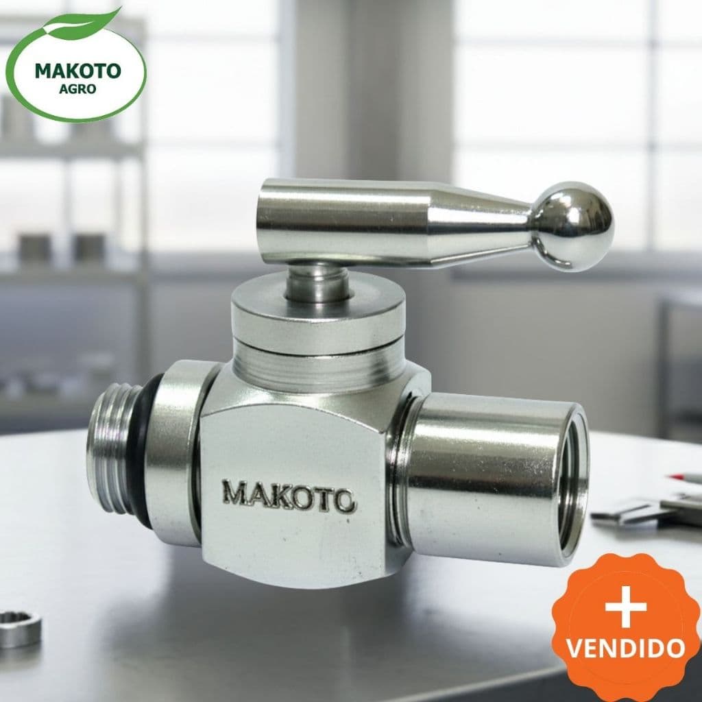 Registro Metálico Makoto MK-3 Alta Pressão Para Agrícola Jardinagem E Pulverização Em Geral