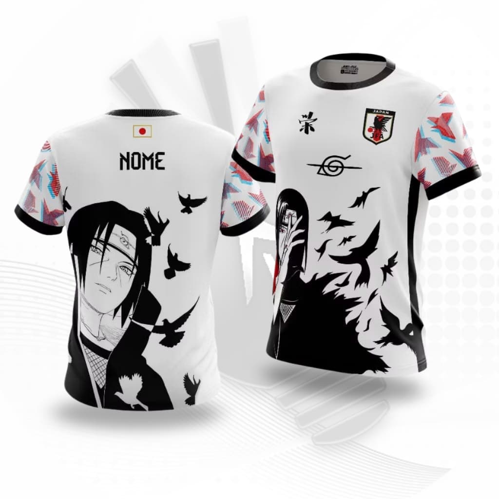 Camiseta Anime Naruto JAPÃO "ITACHI" Masculina / Feminina / Infantojuvenil Personalizável