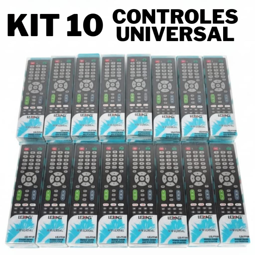 Kit Controle Remoto Universal De Tv Smart E Led le-7740