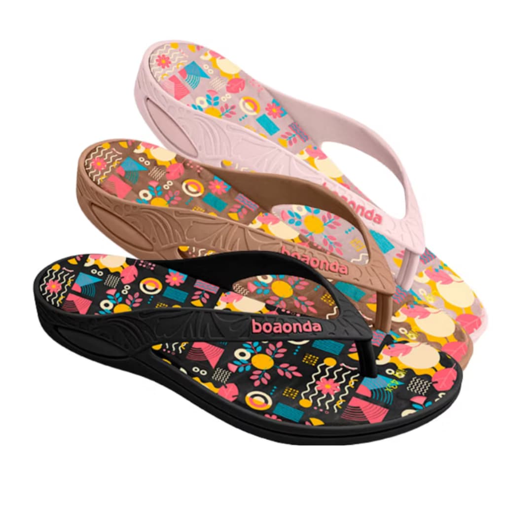 Chinelo Feminino Sandália Feminina Palmilha Ortopédica Boaonda Lilly