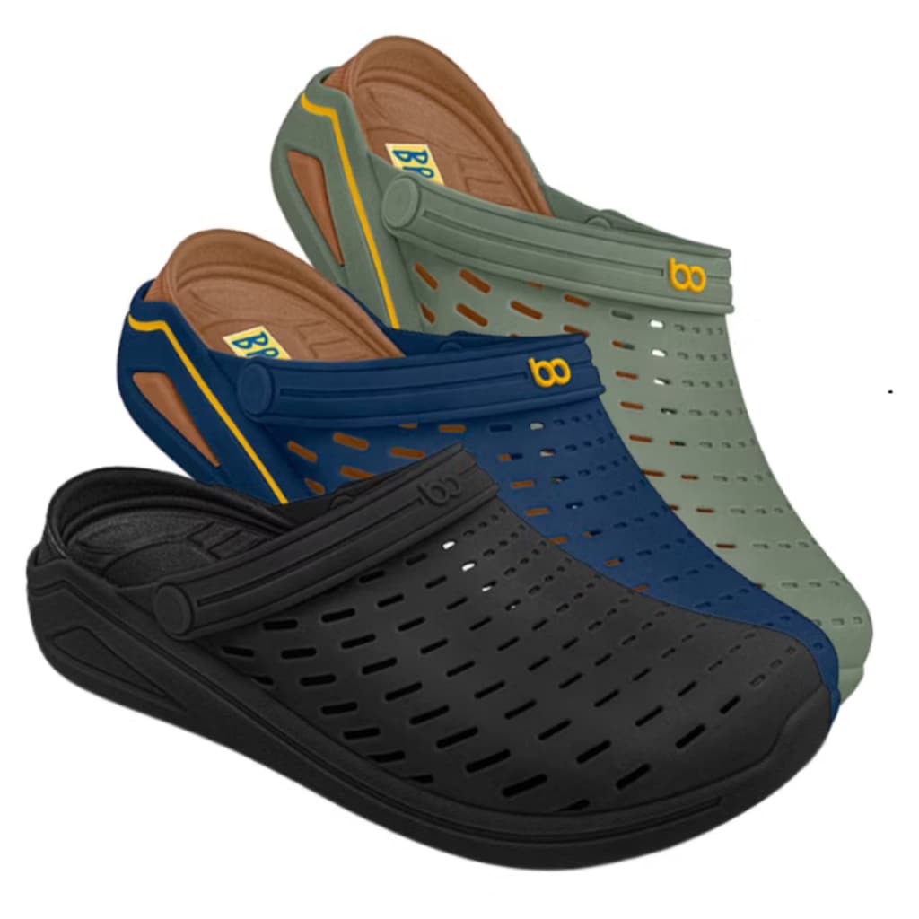 Sapato Babuche Masculino Sandália Masculina Palmilha Ortopédica Boaonda Brave