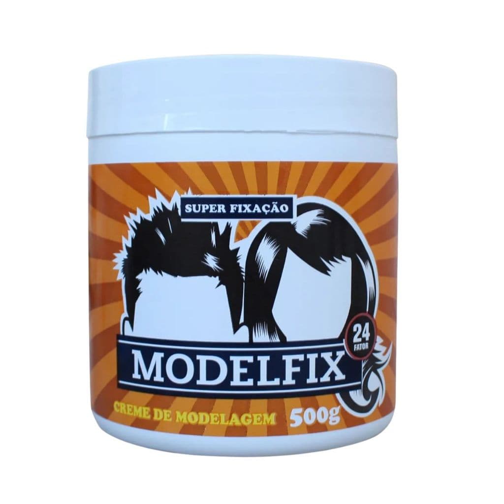 Creme Modelador Super Fixação Efeito Seco Modelfix Premium Capilar For Men 500g