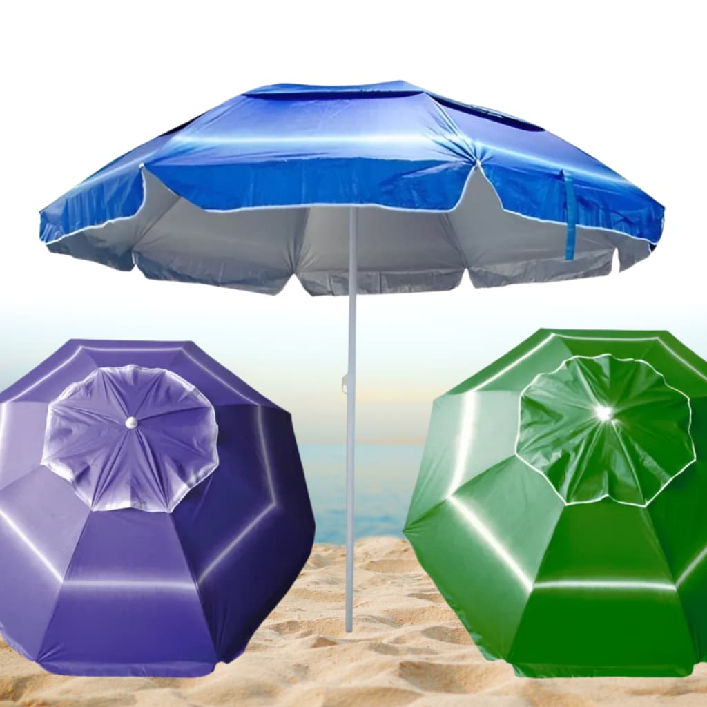 Guarda-sol Grande 1,90m Praia Piscina Reforçado Uv Verão