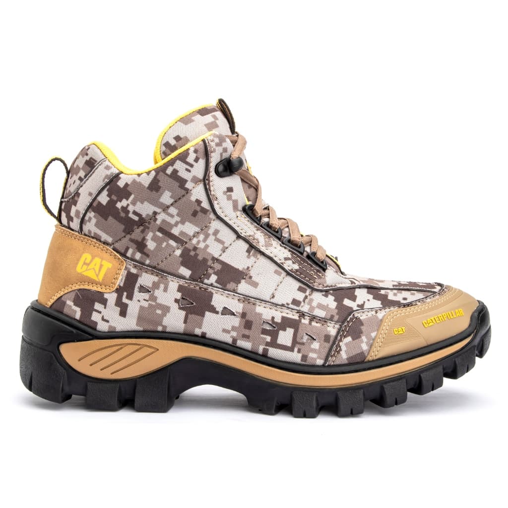 Kit BOTA NEW ARIZONA Adventure CATERPILLAR + PALMILHA EM GEL Cor Camuflado!!!