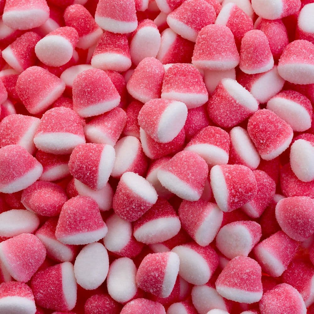 Caixa Mini Beijos de Morango com 12 pacotes de 15g cada - Fini