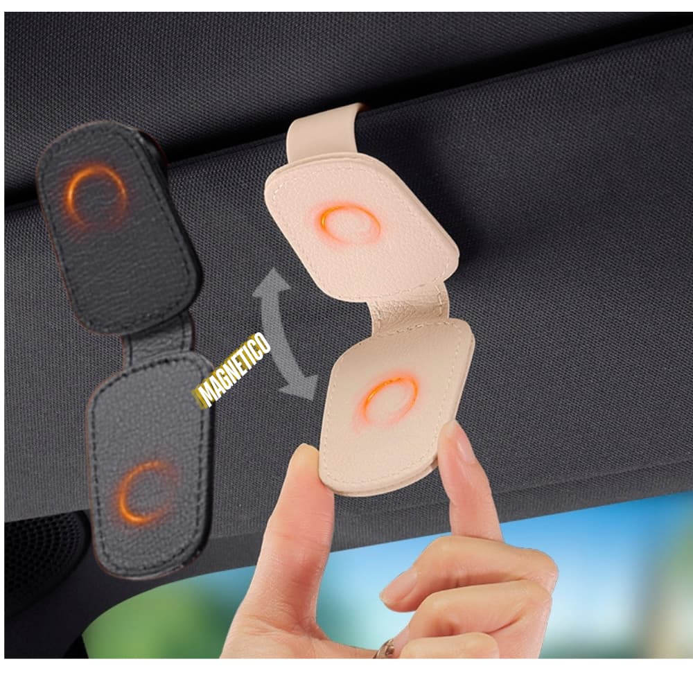 Suporte de Óculos para Carro Porta Óculos Carro Magnético Porta Óculos Automotivo