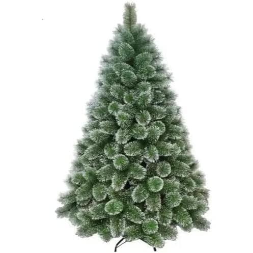 Árvore De Natal Pinheiro 1.2m/1.5m/1.8m/2.1m 577 Galhos Verde Pontas Nevada Luxo Decoração LuvinCo