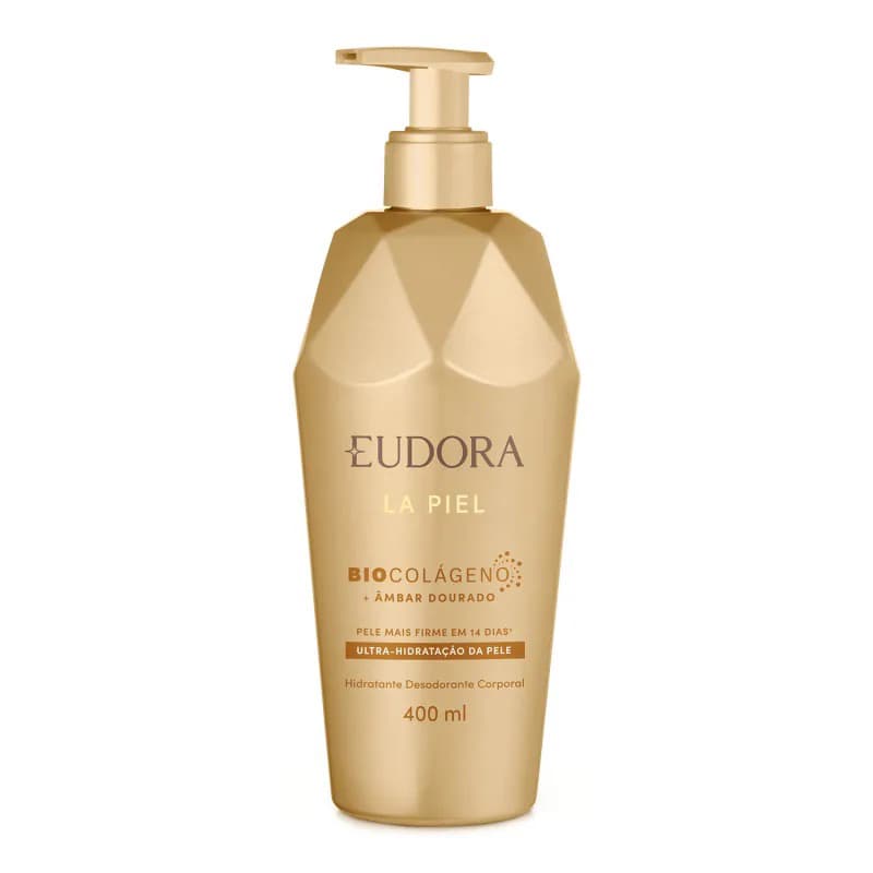 Hidratante Desodorante Corporal La Piel Ultra-Hidratação da Pele Âmbar Dourado 400ml - VAL 07/28