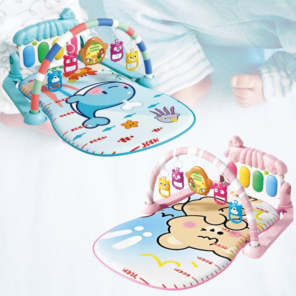 Tapete Atividades Musical Piano Portátil Dobrável Interativo Mobile Baby Reflexos Imaginação Coordenação Confortável Men