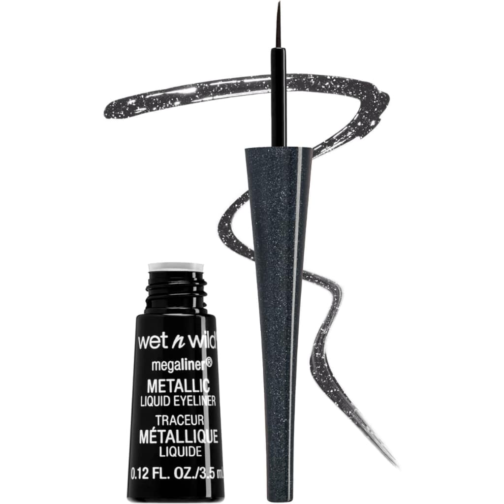 Delineador de Olhos Wet n Wild Longa Duração - MegaLiner Metallic Liquid Eyeliner