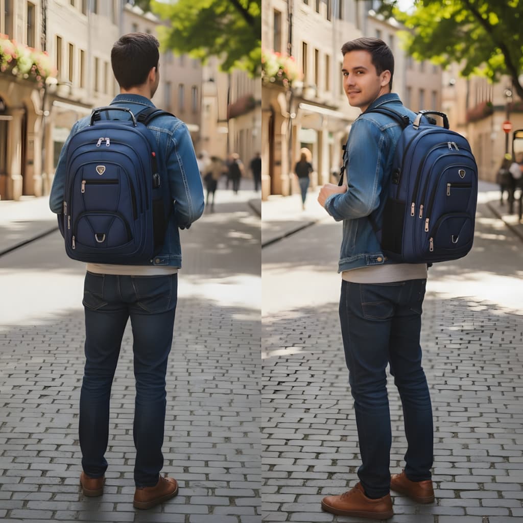 Mochila Impermeável XIAOBANG Executiva Notebook Trabalho Reforçada 40L