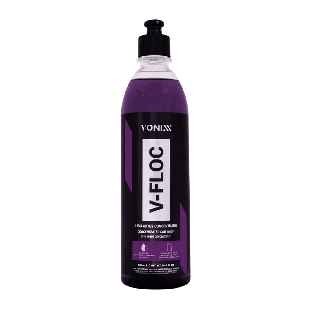 Shampoo Automotivo Neutro Concentrado V-floc Vonixx 500ml