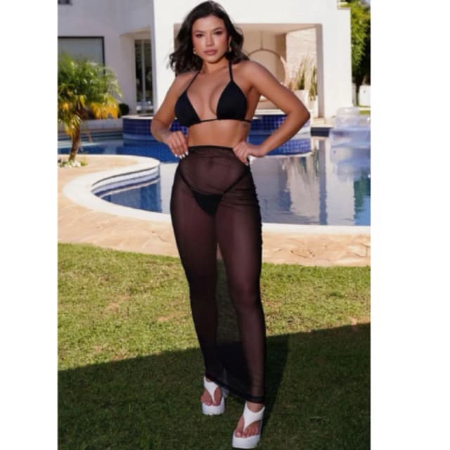 Saia longa de tule Cecília