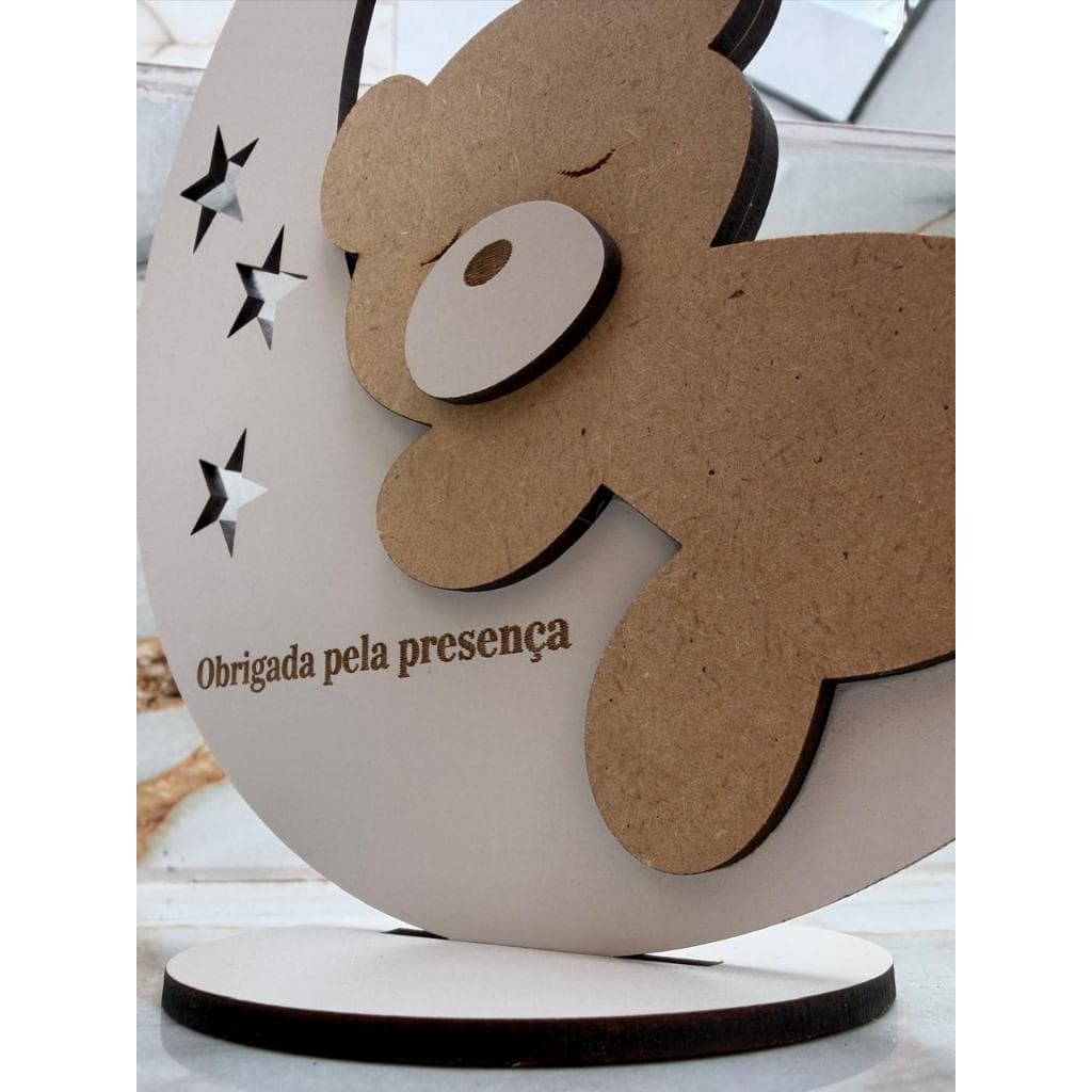 Kit 10 Centro De Mesa Chá De Bebê Revelação Fraldas Brinde Branco