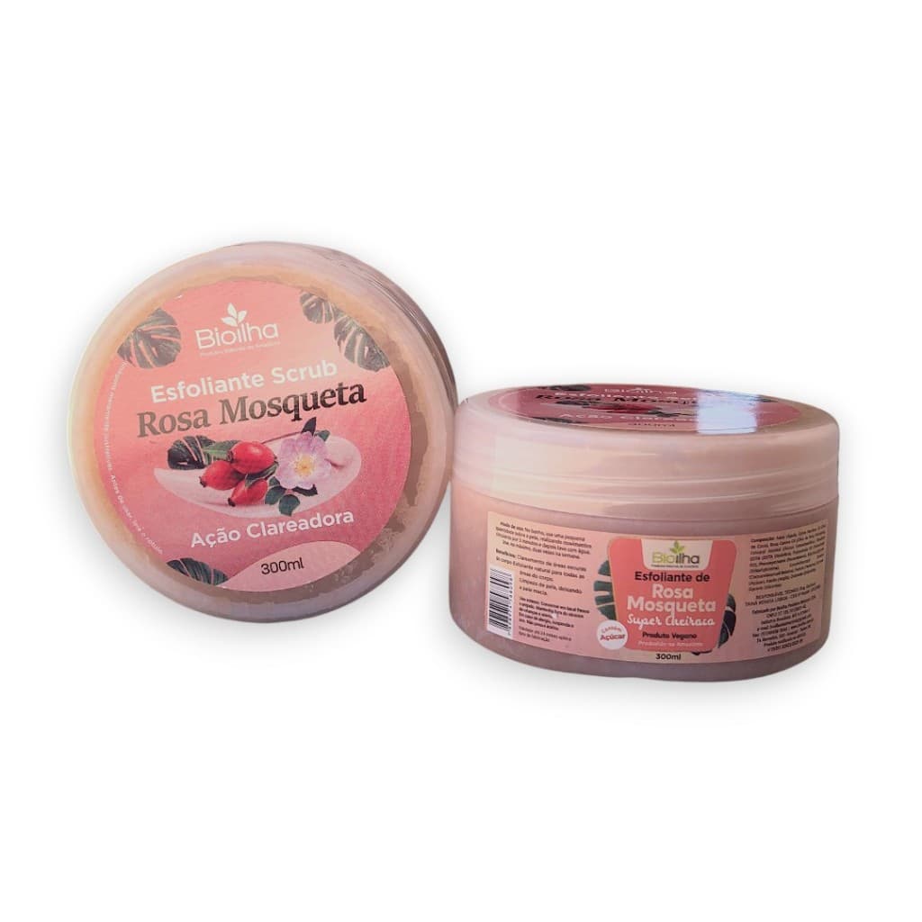 Esfoliante Scrub de Rosa Mosqueta 300ml Bioilha