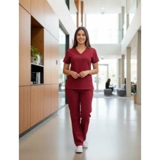 Pijama Hospitalar Scrub Não amassa Uniforme Enfermeira Enfermagem Médicos Hospitais Clinicas 10
