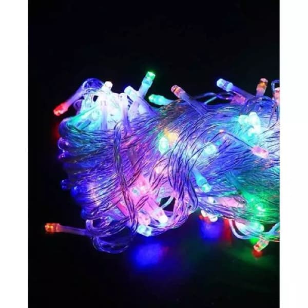 Zeroxyh PISCA DE 100 LED COM 8 FUNÇÕES COM FIO TRANSPARENTE 220W Ref 1501