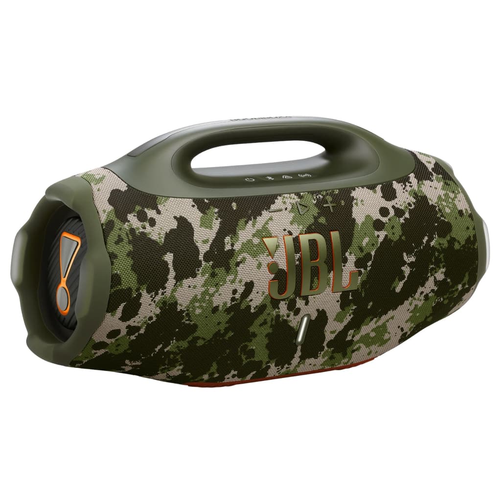 Caixa De Som Portátil JBL Boombox 4 Camuflada Bluetooth A Prova D'Água Resistente A Poeira 210W RMS