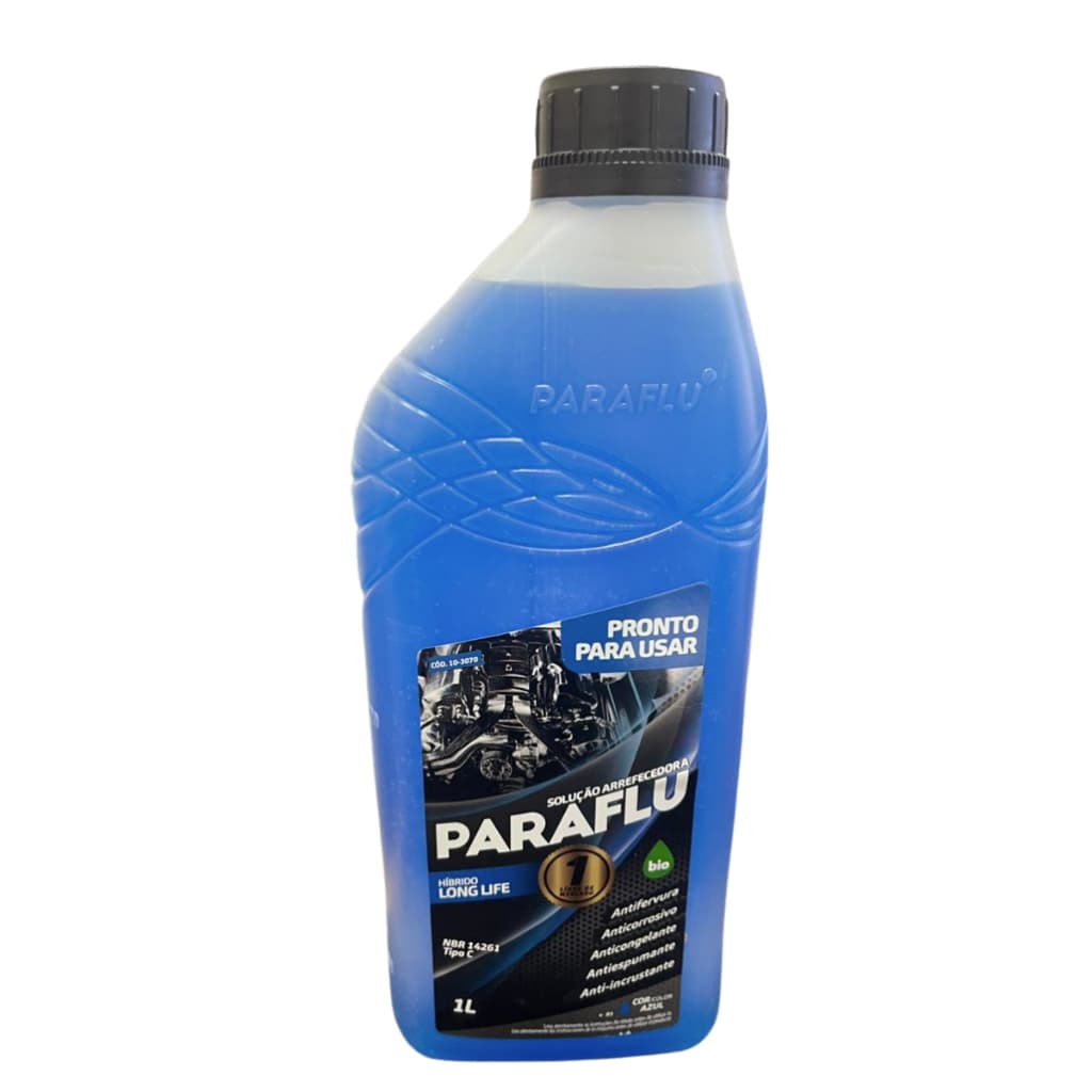 Aditivo Bio Fluido PRONTO PARA USO Hibrido Long Life Azul Paraflu