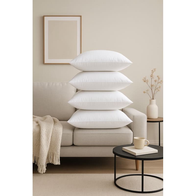 Kit com 2 ou 4 Enchimento Almofadas 45x45 Floco de Espuma