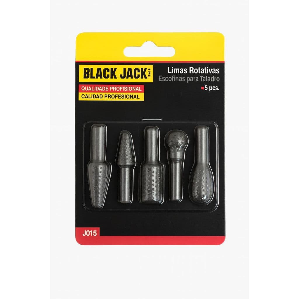 JOGO DE LIMAS ROTATIVAS 5 PEÇAS BLACK JACK