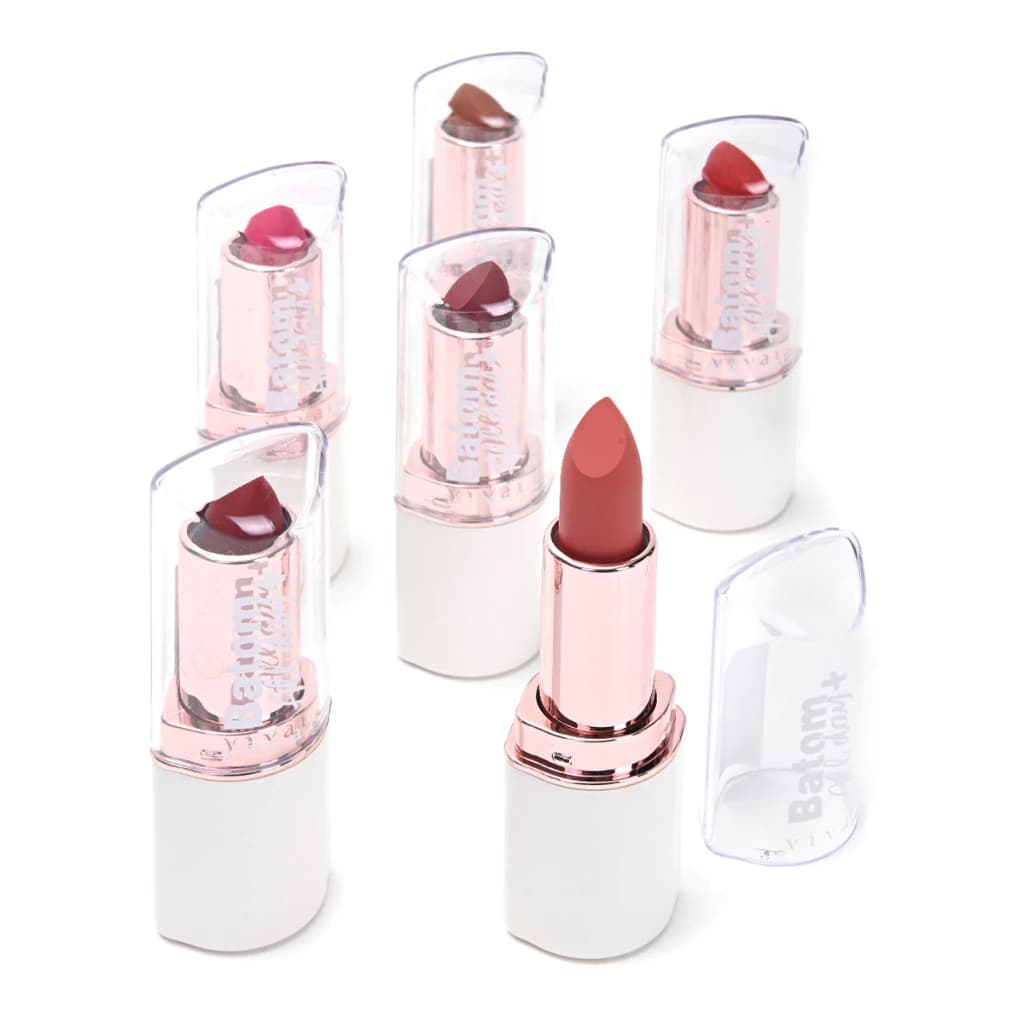 Batom Matte All Day + Vivai Cor 01